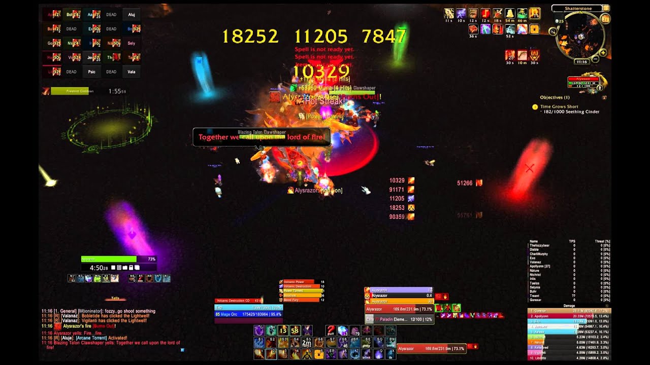 2 Million DPS - Fire Mage - Heroic Alysrazor
