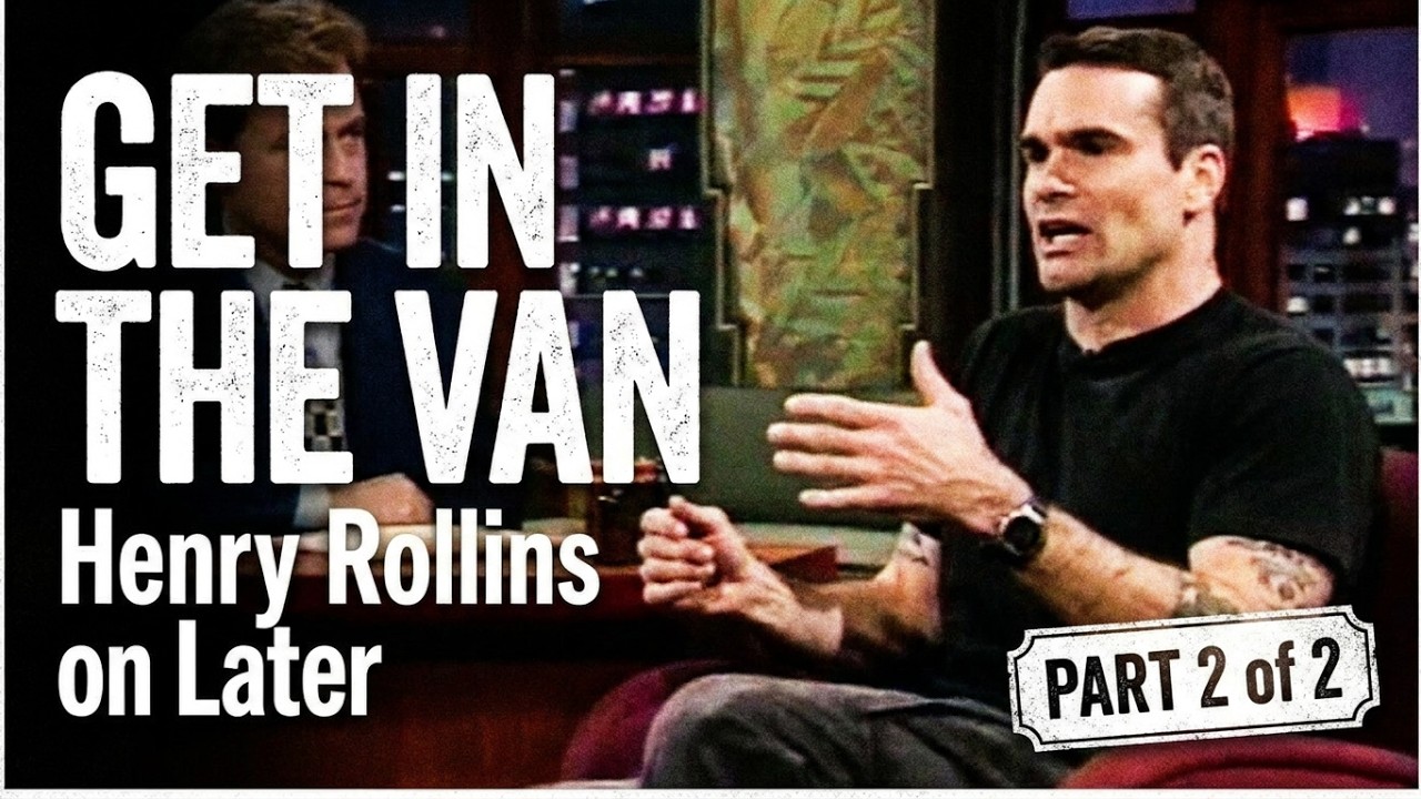 Henry Rollins on Later with Greg Kinnear 1994 2of2