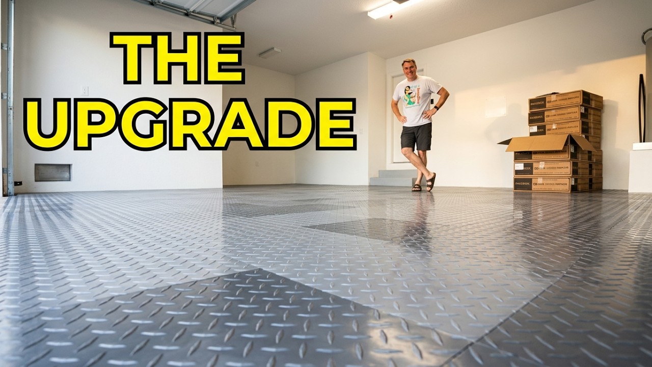 RaceDeck Tile install - Setting up the new Garage