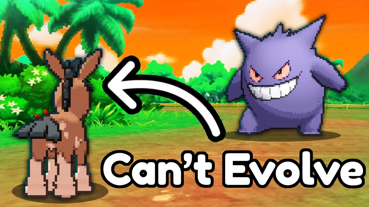 Pokemon but they can't evolve