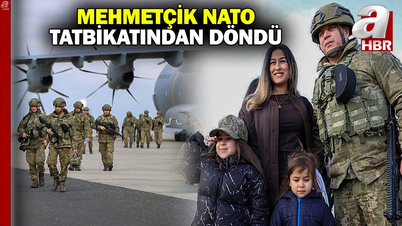 NATO Tatbikatından Dönen Askerleri Aileleri Karşıladı! İşte Duygu Dolu Anlar | A Haber