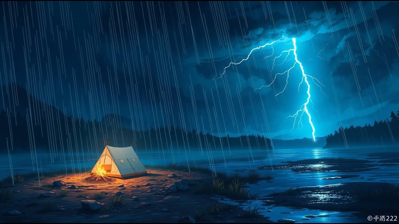 Sounds Of Rain And Thunder For Sleep 🌧️ | Deep Sleep Thunderstorm Ambience & Relaxing Rain Sounds