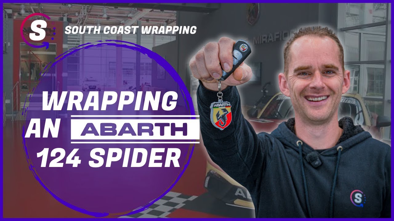 Wrapping An Abarth 124 Spider