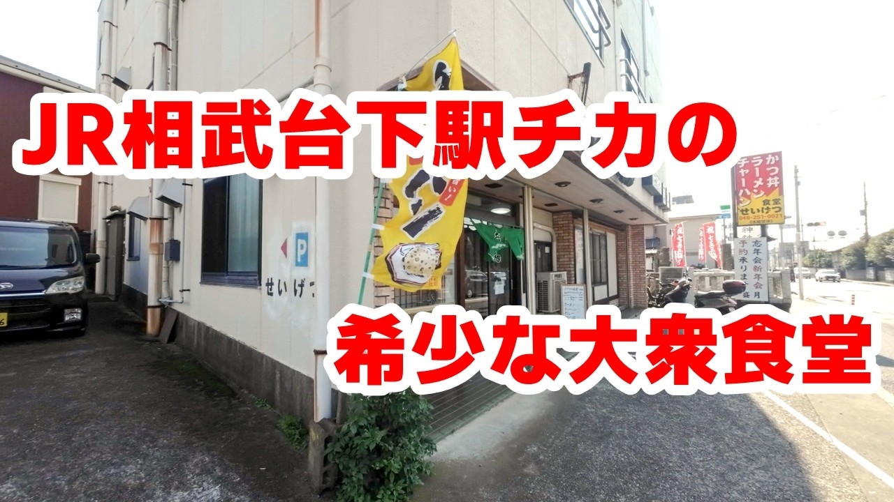 【座間市】座間神社入口の大衆食堂でお値打ちランチ「食堂せいげつ」【座間グルメ】
