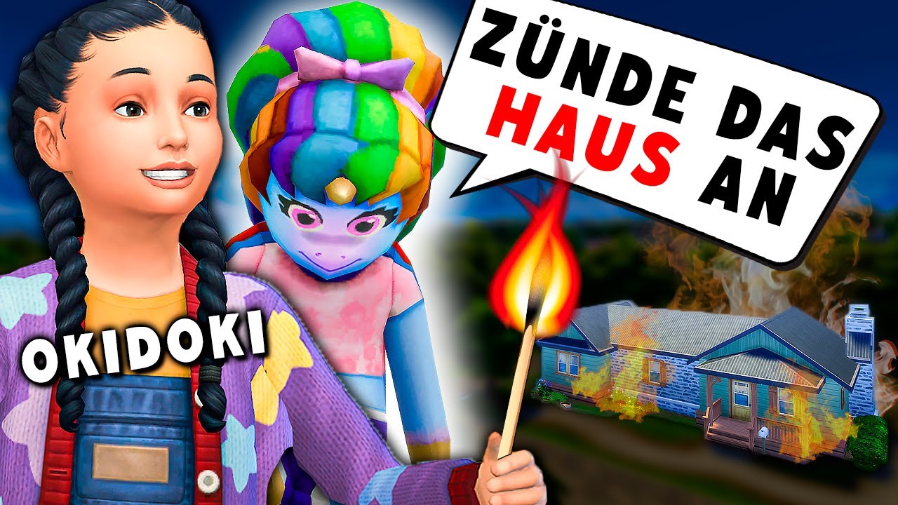 Was passiert, wenn Kind BÖSEN imaginären Freund hat?! 😱💀 Die Sims 4 Nesmeralda