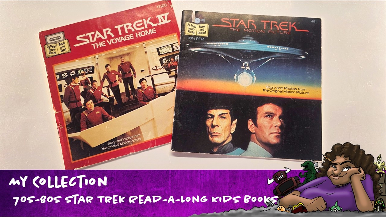 70's and 80s - Star Trek Read-A-Long kids books - Buena Vista Records (Disney)