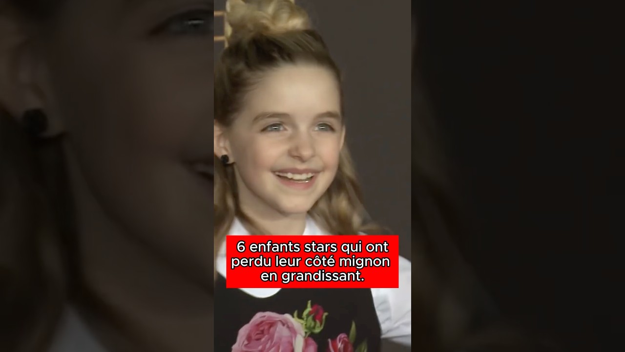 6 enfants stars qui ont perdu leur cot&eacute; mignon en grandissant