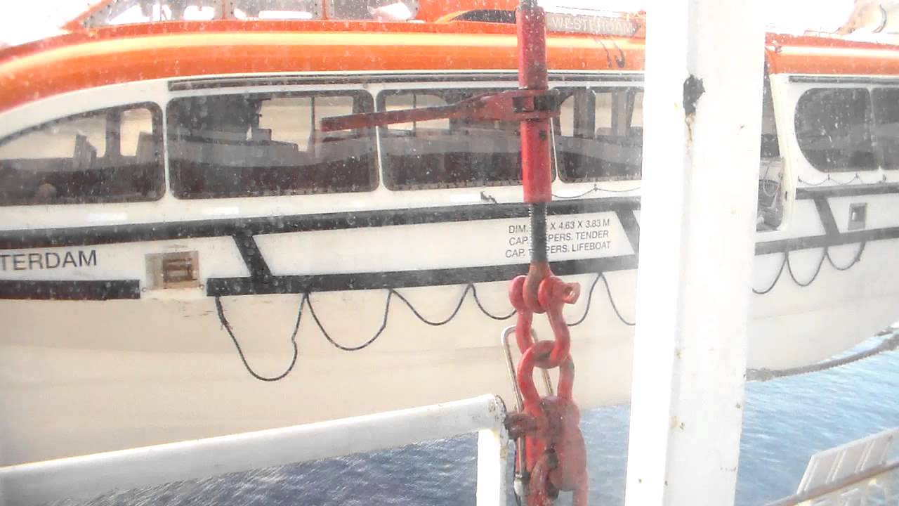 Day 6 - Ketchikan, lifeboat winch in action.MP4