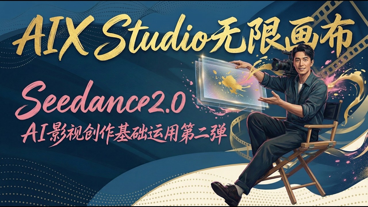 即梦Seedance2.0 AI影视创作基础运用第二弹、利用AIX Studio无限画布规划制作流程