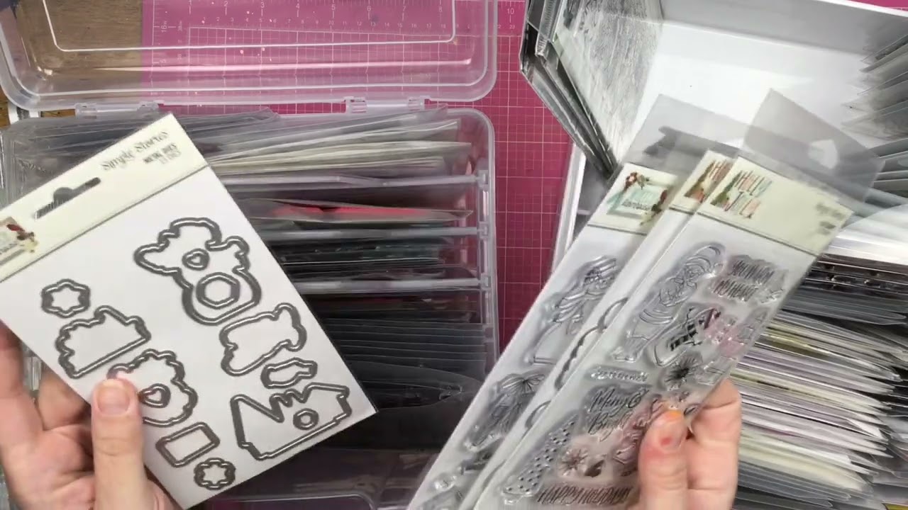 Scrapbook Organization: New Stamp and Die Storage // Will it Work?