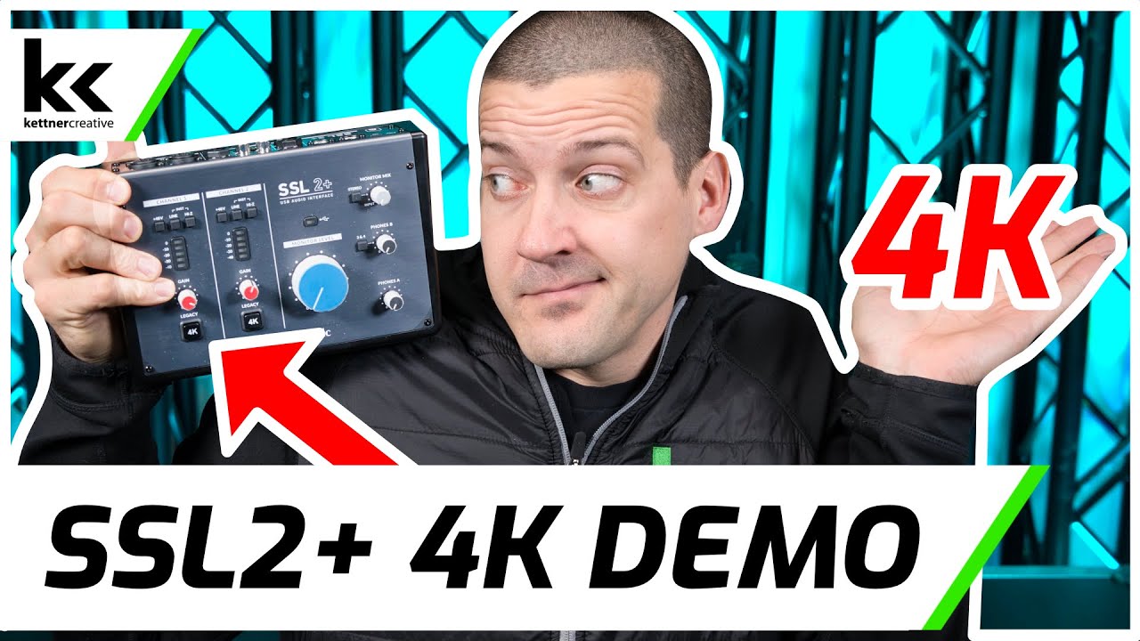 Демонстрация режима 4K в аудиоинтерфейсе Solid State Logic SSL2