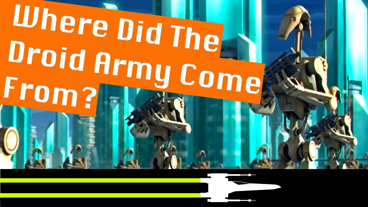 Origins of the Separatist Military | Star Wars Canon Lore