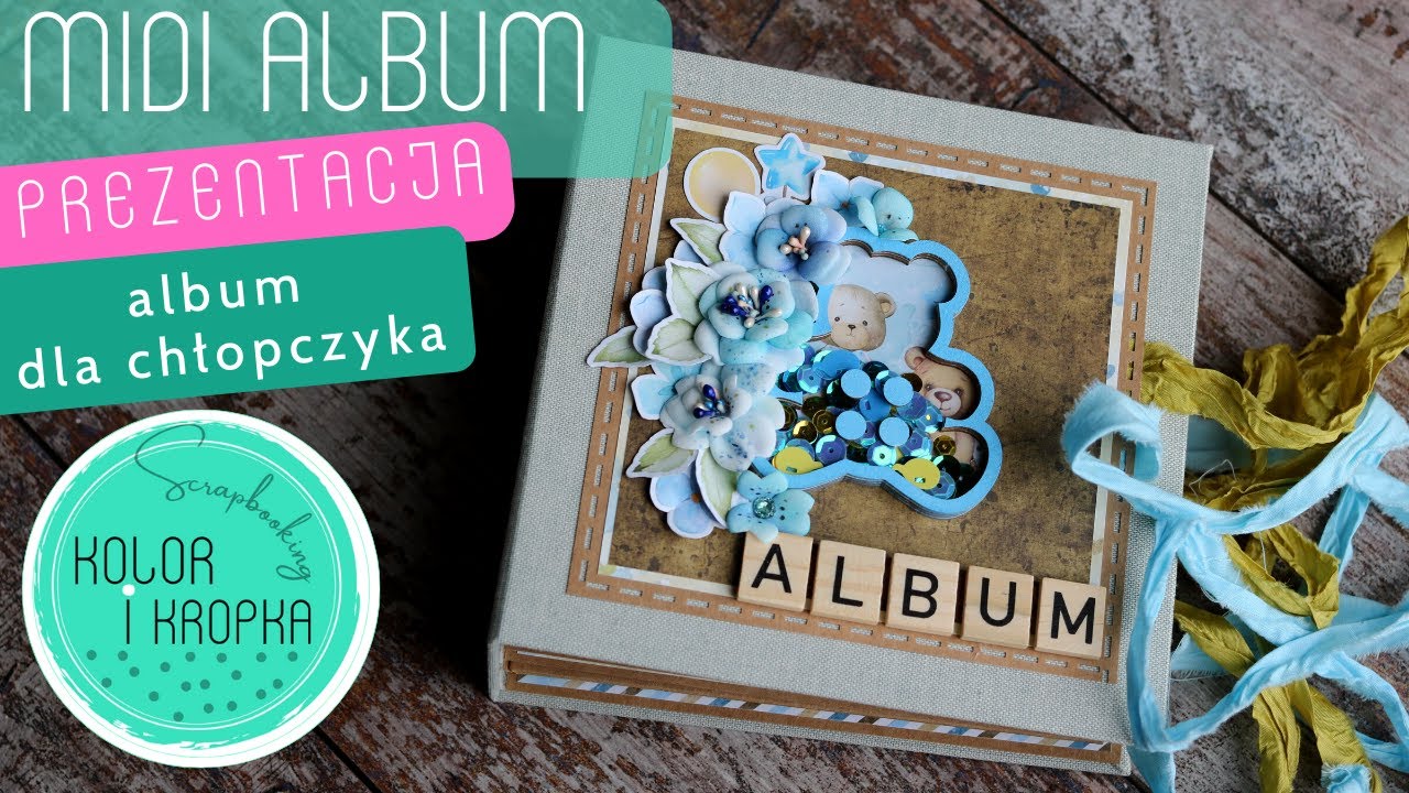 midi album dla chłopczyka 💙 album dla maluszka z kolekcji HELLO LITTLE BOY od @CraftOClock
