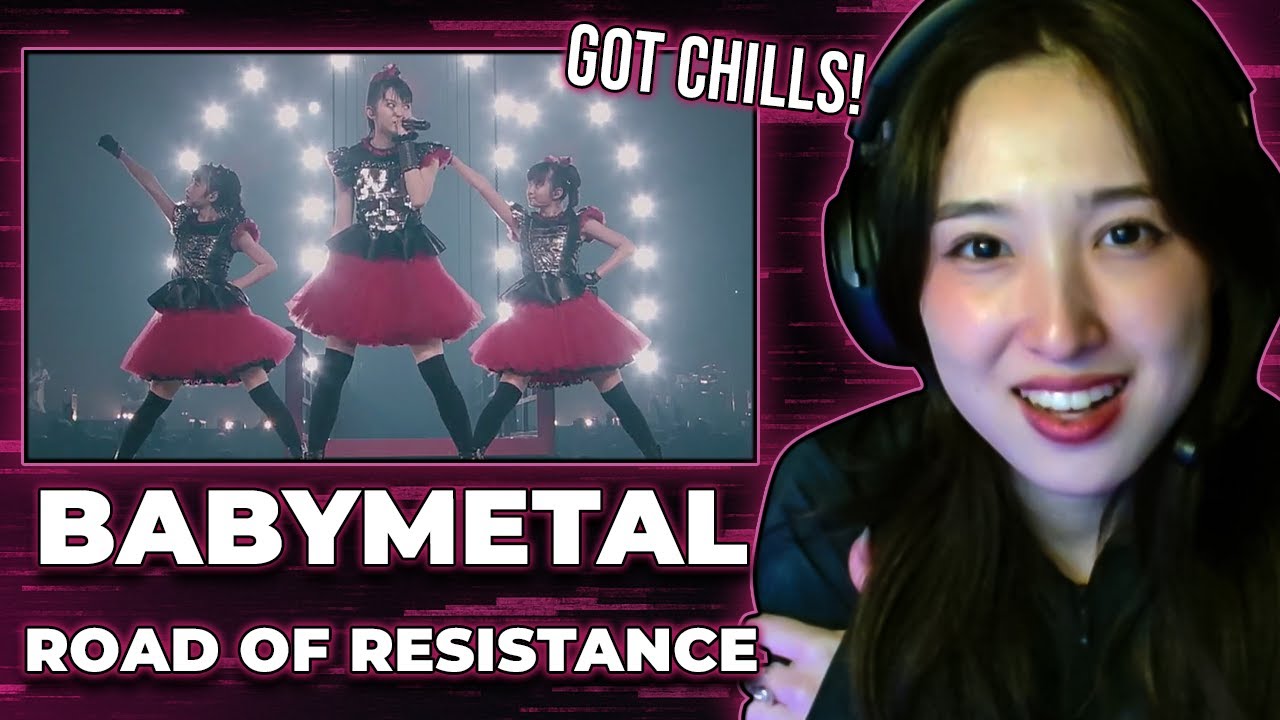 Japanese Girl Reacts To: BABYMETAL - Road of Resistance - Live in Japan (OFFICIAL)