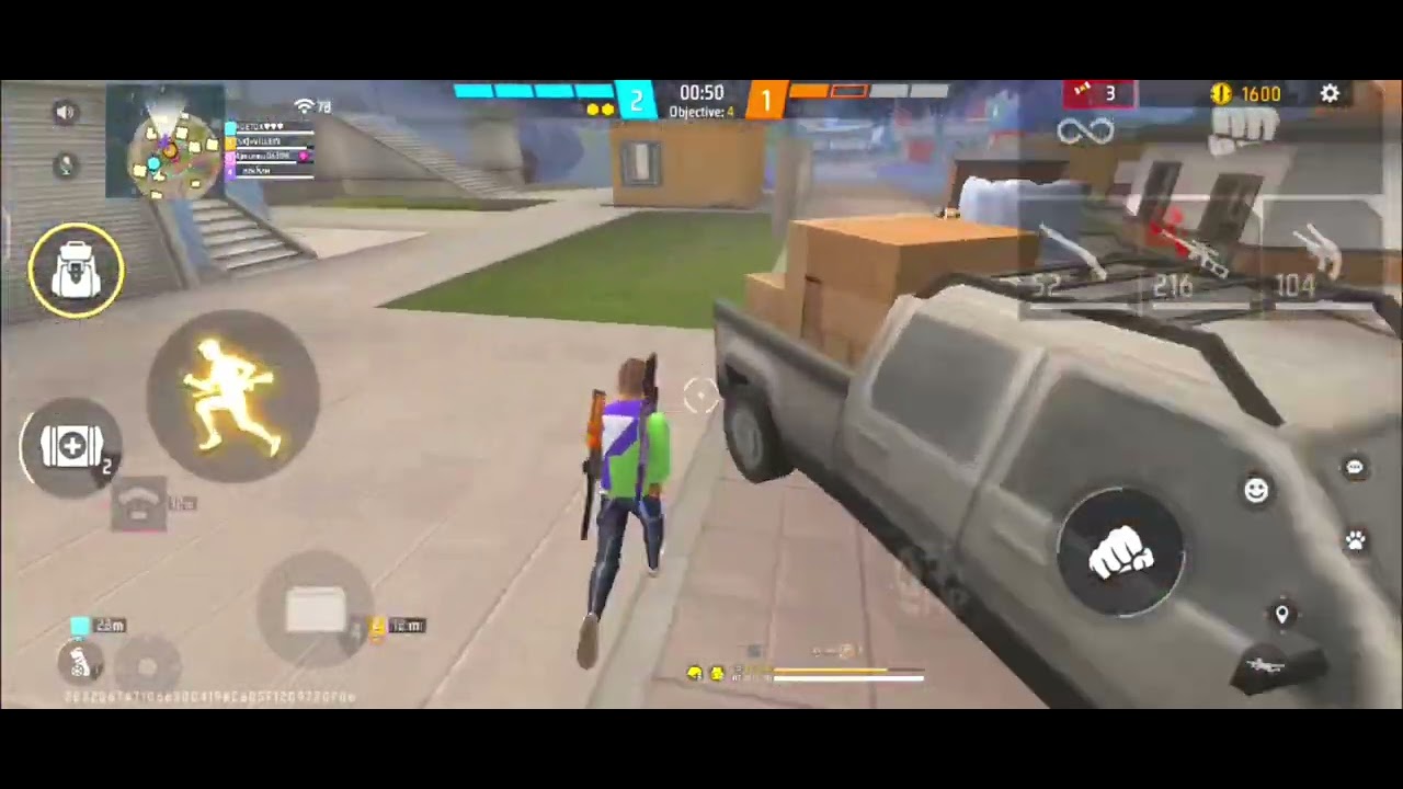 Free fire CS rank push classic squad