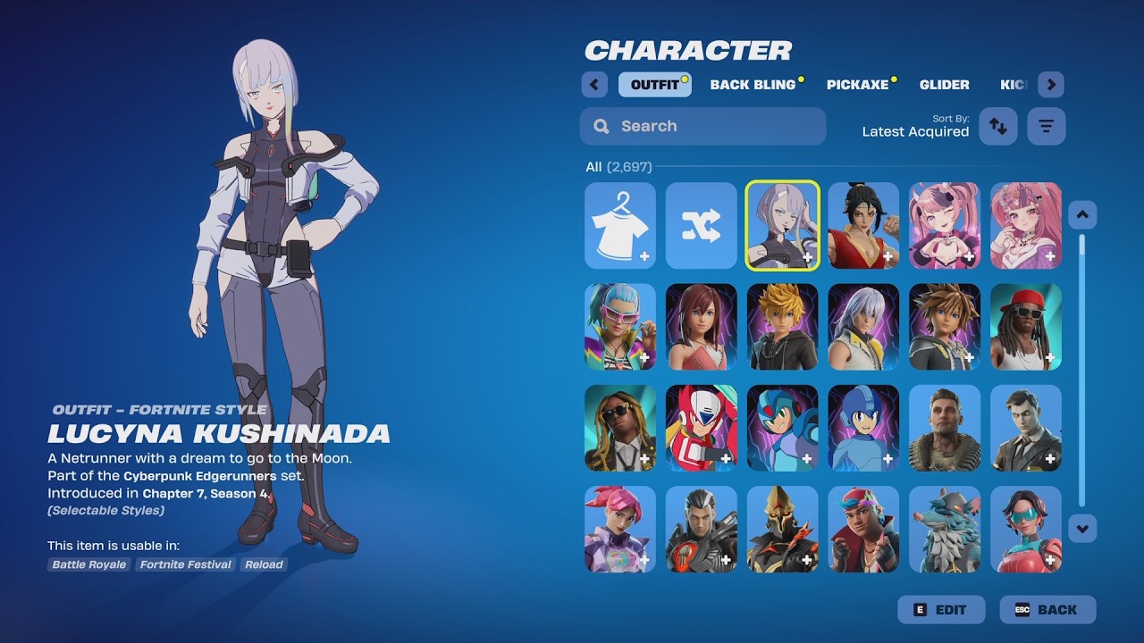 This Lucy Cyberpunk Edgerunners Bundle Comes With The LONGEST EMOTE IN FORTNITE'S HISTORY