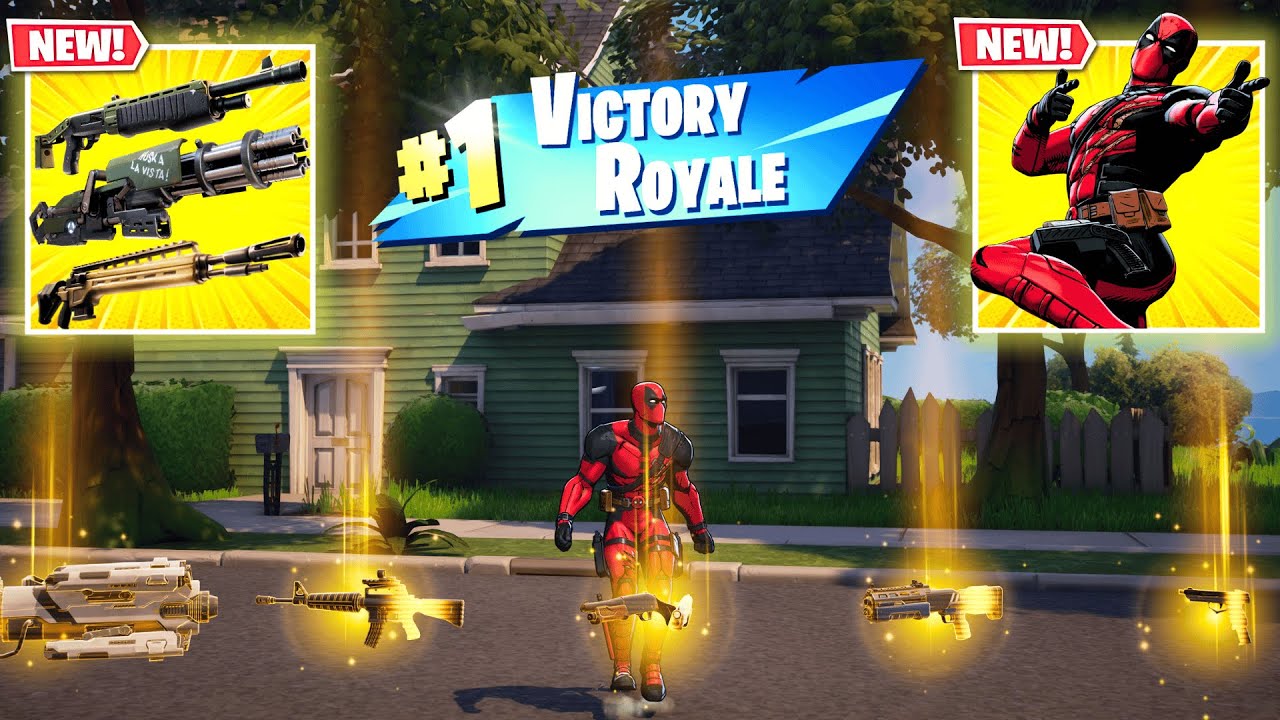 DEADPOOL (Pen & Ink) vs NEW MYTHIC'S CHALLENGE (NEW!!! Fortnite Chapter 7 Season 1)