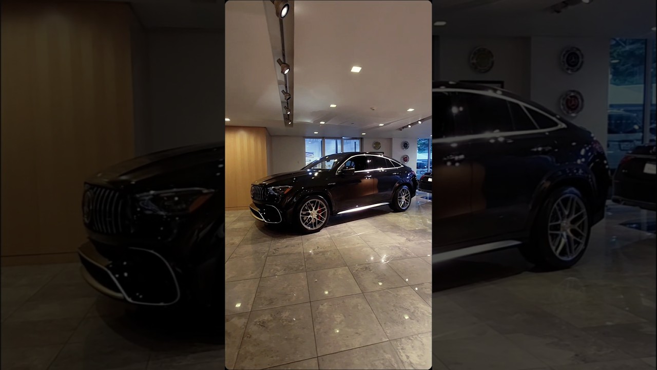 ⚫ New 2025 Mercedes-AMG GLE 63 S Coupe in Obsidian Black Metallic, now available at Rallye Motors!
