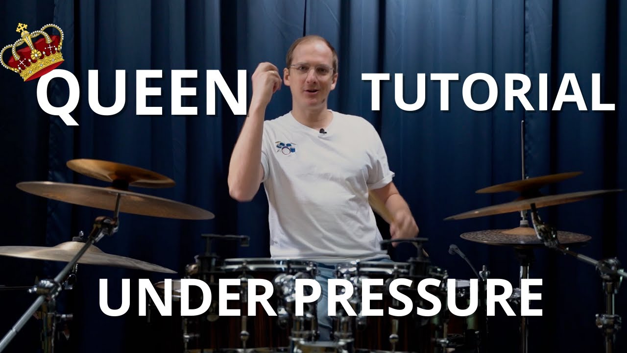 Under Pressure Drum Tutorial - How to play Under Pressure by Queen on the Drums?