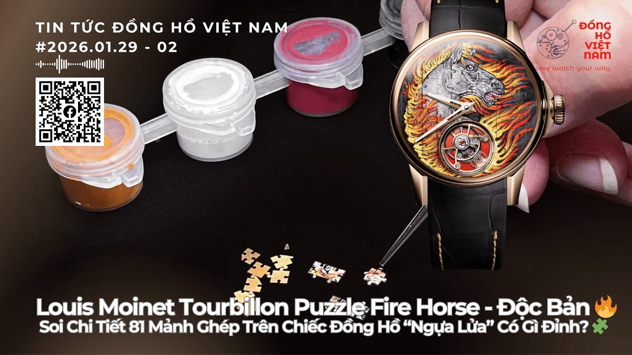Louis Moinet Tourbillon Puzzle Fire Horse: Soi 81 Mảnh Ghép Trên Chiếc Đồng Hồ Ngựa Lửa