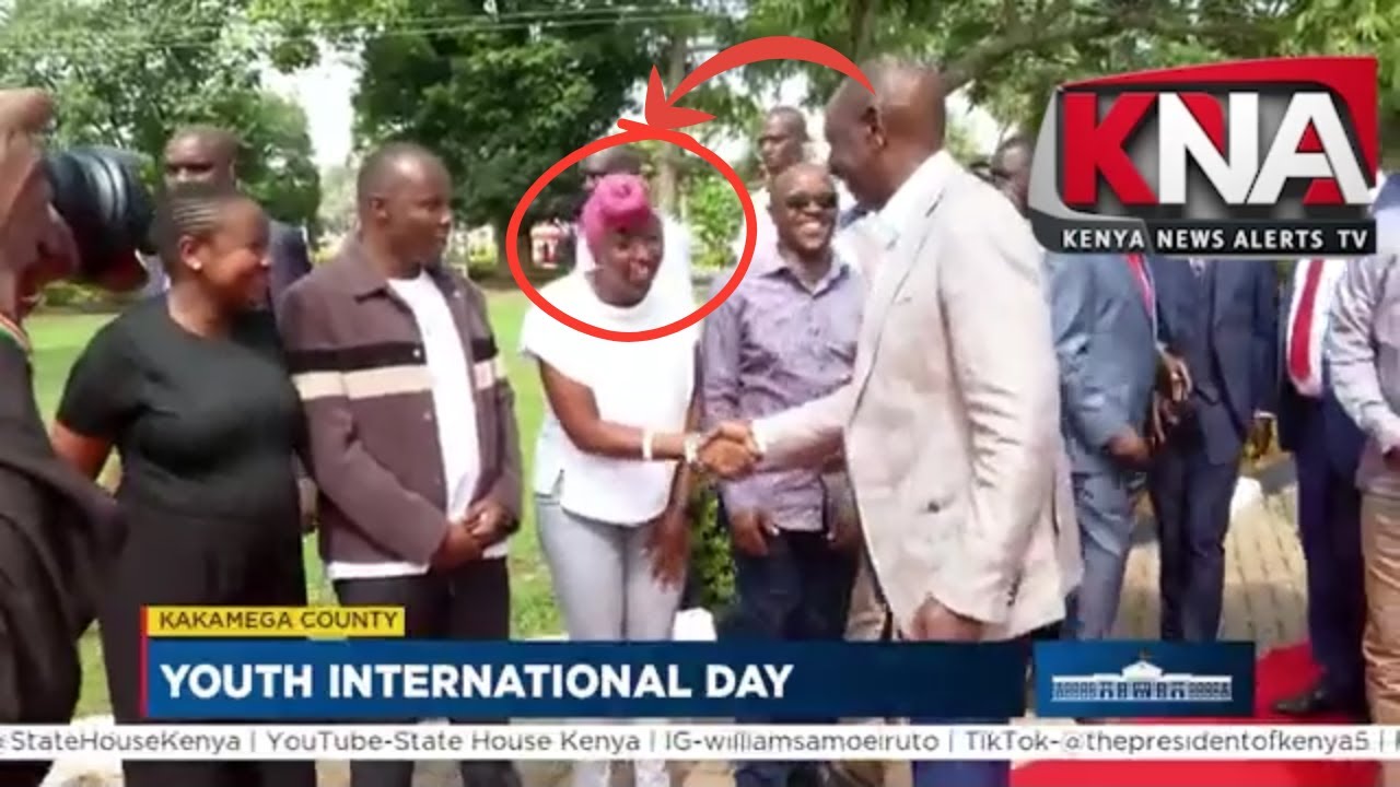 WATCH HOW CHARLENE RUTO WELCOMED PRESIDENT RUTO IN KAKAMEGA FOR YOUTH INTERNATIONAL DAY CELEBRATION