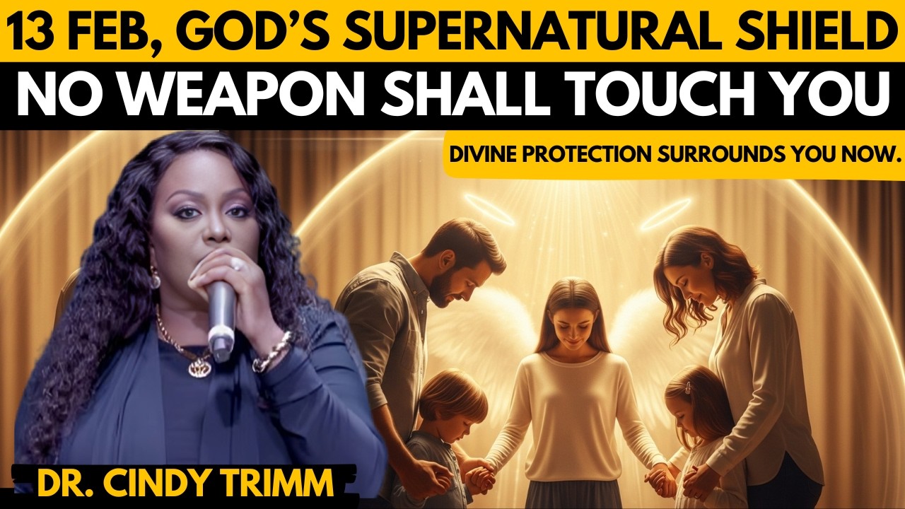 FRIDAY, February 13, 2026 — Prayer for Supernatural Protection & God’s Shield Around You | Dr Cindy