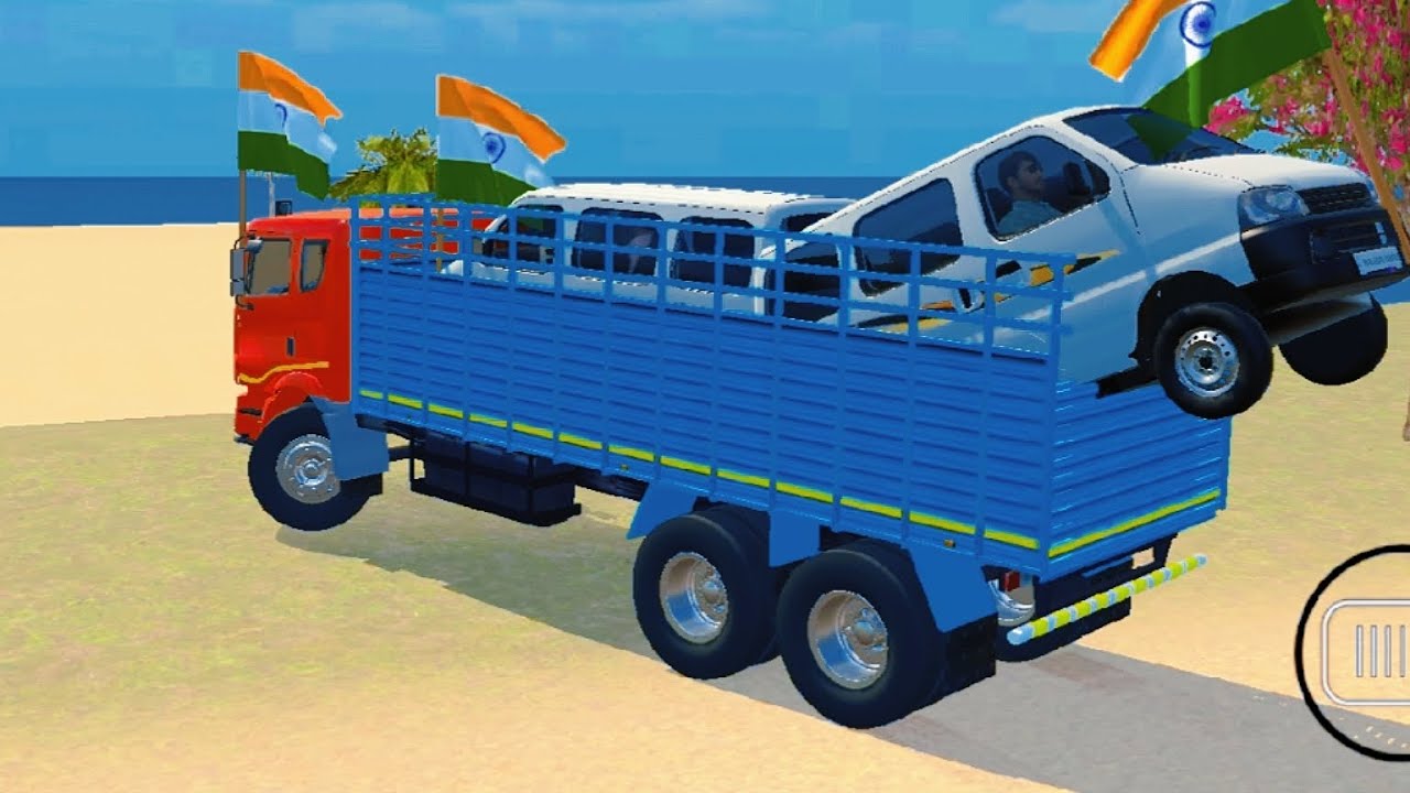 Heavy Truck Transport in Rain 🌧️ | Car Loading Unloading on Mountain Roads | Hard Level Gameplay
