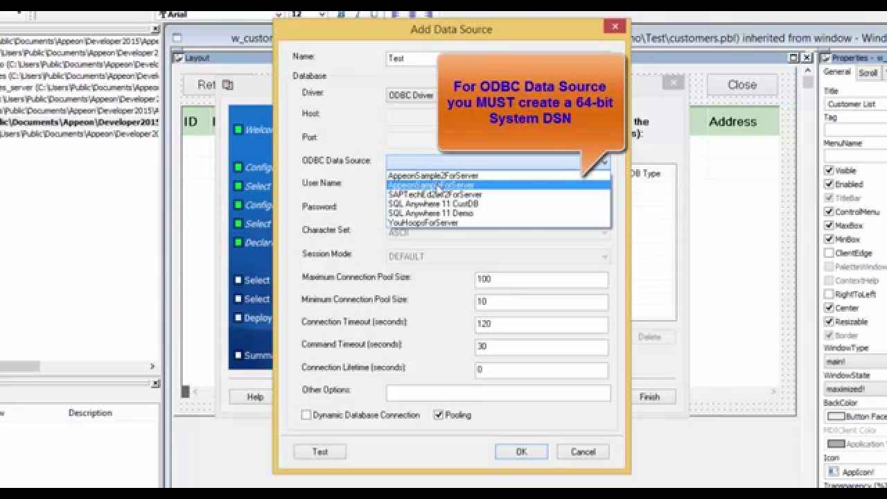 Appeon Project Configuration Tutorial