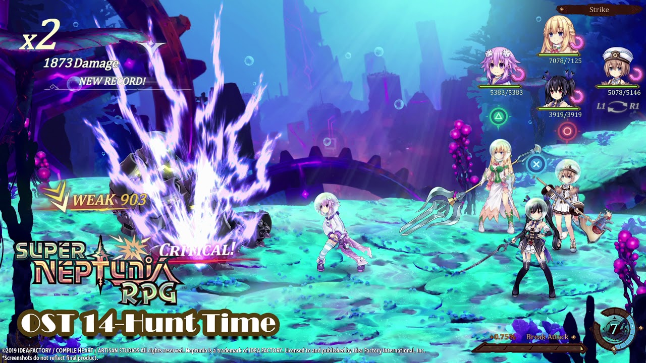Super Neptunia RPG OST 14-Hunt Time