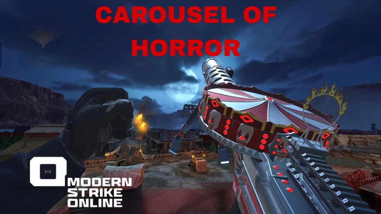 КАРУСЕЛЬ УЖАСА— CAROUSEL OF HORROR: ТОПОВЫЙ ПУЛЕМЁТ  С 3МЯ РЕЖИМАМИ РАБОТЫ В Modern Strike Online 
