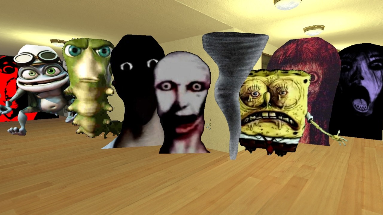 Pinhead,caterpiller,tornado and crazy frog in the gmod#Gmod #Gmod_Hunter
