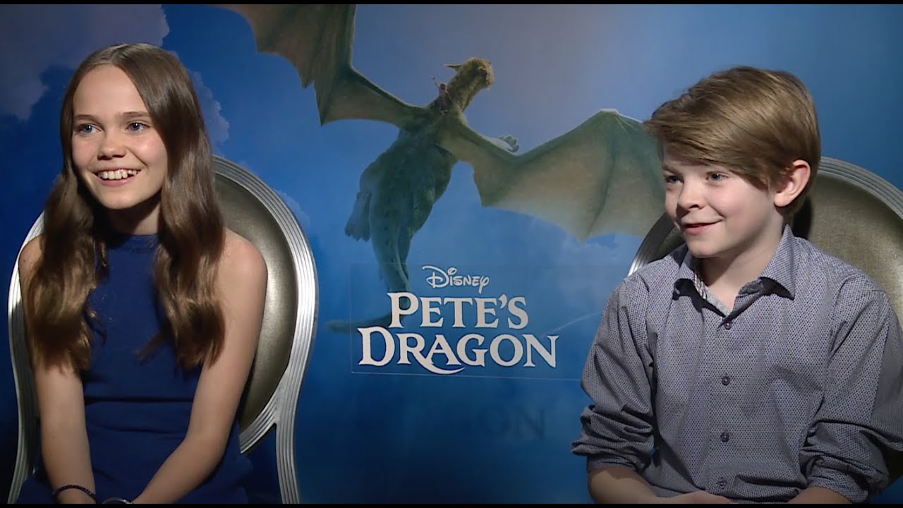 Oakes Fegley & Oona Laurence Interview - Pete's Dragon