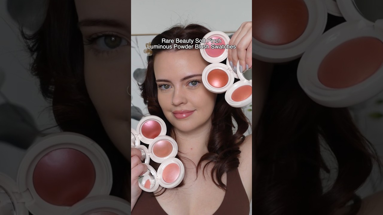 *NEW* Rare Beauty Soft Pinch Luminous Powder Blush Swatches 