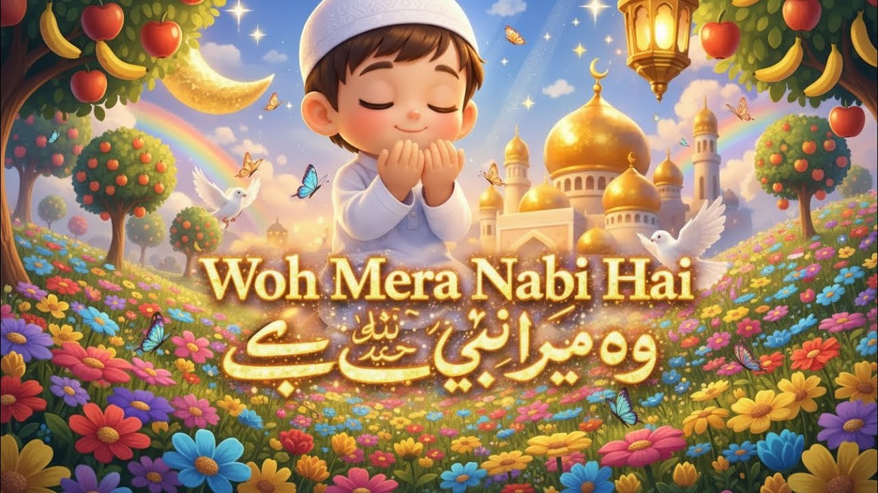Mera Nabi ﷺ |Beautiful Nasheed | 🤍Dil ka sukoon Ya Nabi ﷺ 🤍|حبُّ النبي ﷺ | Islamic poem
