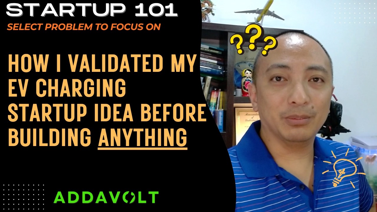 How I Validated My EV Charging Startup Idea Before Building Anything