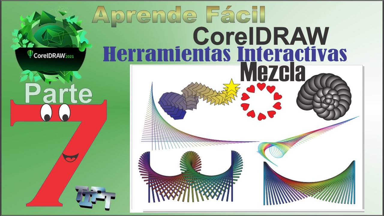 Tutorial CorelDraw Parte 7: Herramienta Mezcla Interactiva en CorelDraw