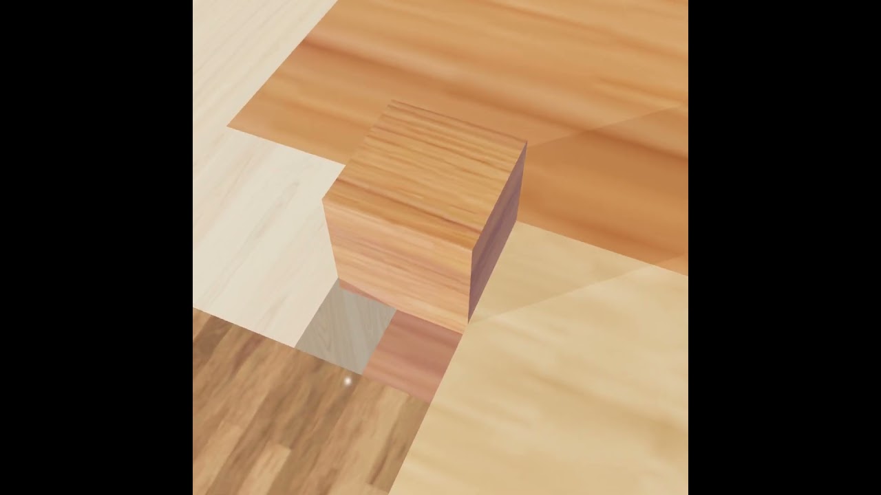Endless Sliding Wood Cubes | Satisfying Loop Animation - Blender #oddlysatisfying #loopanimation