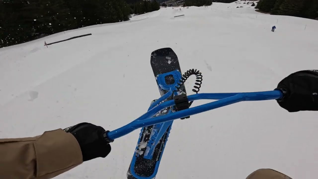 Je ride avec 1 pied