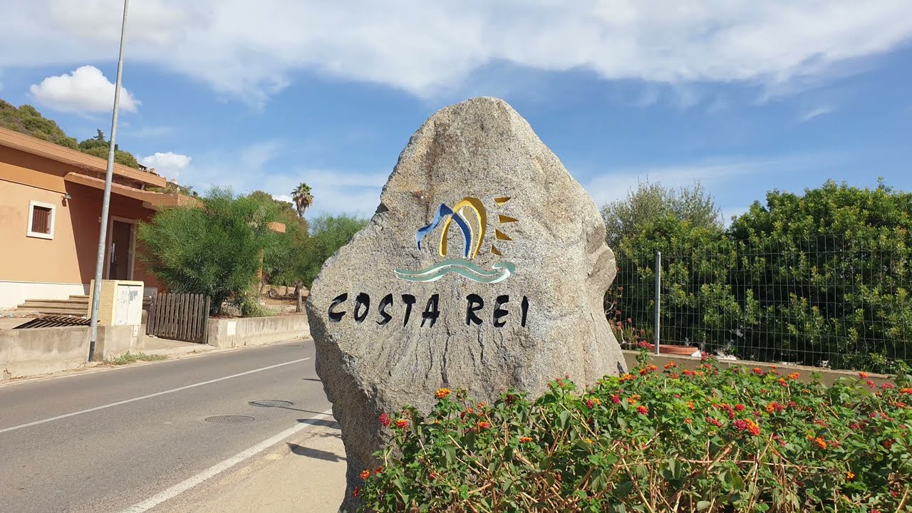Costa Rei, Strände Capo Ferrato aus der Vogelperspektive