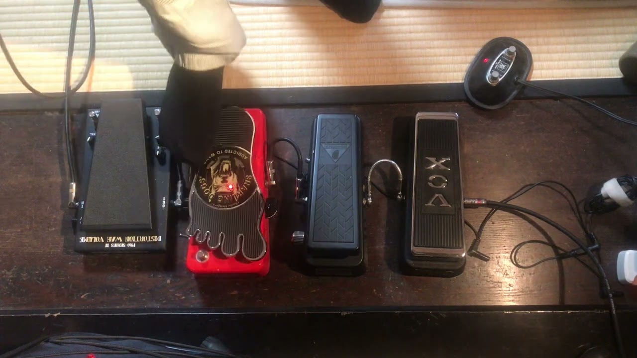 wah Comparison　morley,snarling-dog,BEHRINGER,VOX