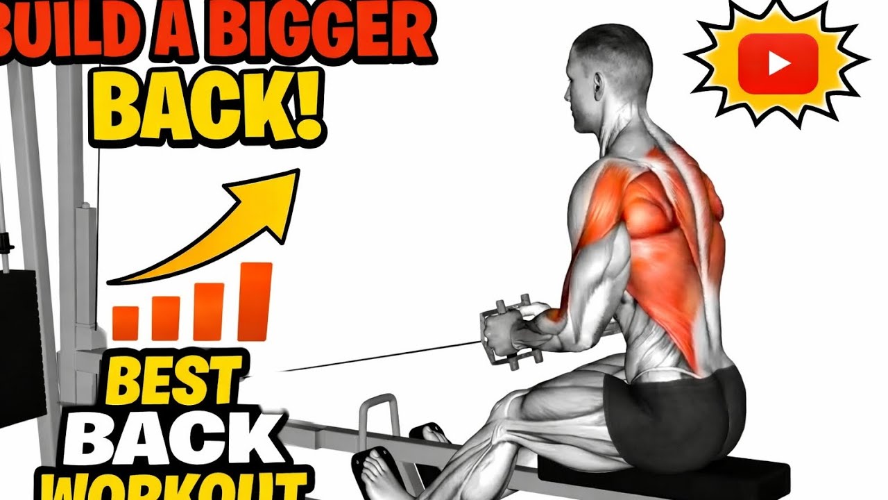 Build a BIGGER Back FAST!🔥 (Best Back Workout💪 for Mass)#LatWorkout#MensFitness