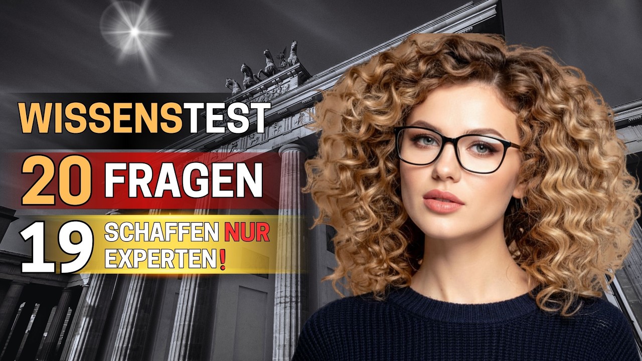 Deutschland Wissenstest 🇩🇪 – 20 Fragen, die nur echte Experten schaffen!
