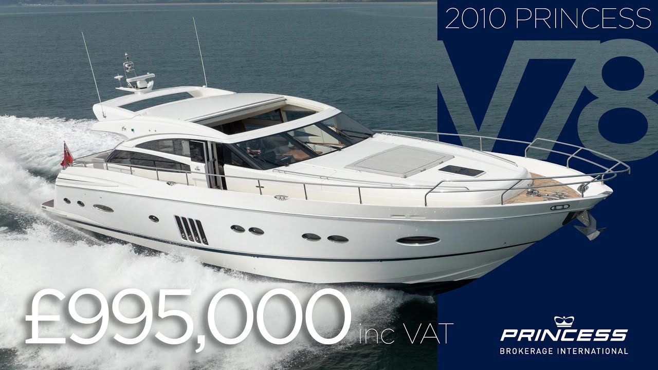 A stunning example of this rare classic Princess V78 FOR SALE NOW in Plymouth, UK