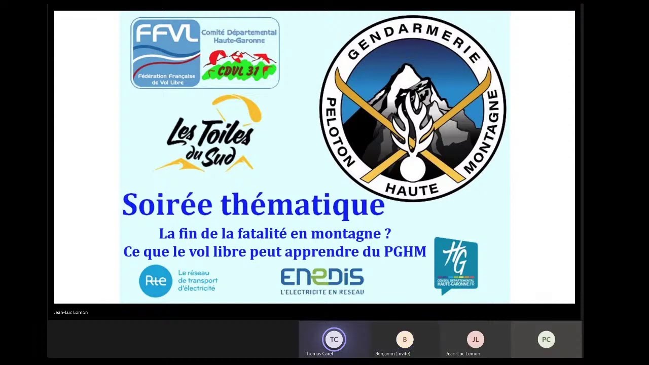 La fin de la fatalit&eacute; en montagne.  Ce que le vol libre peut apprendre du PGHM