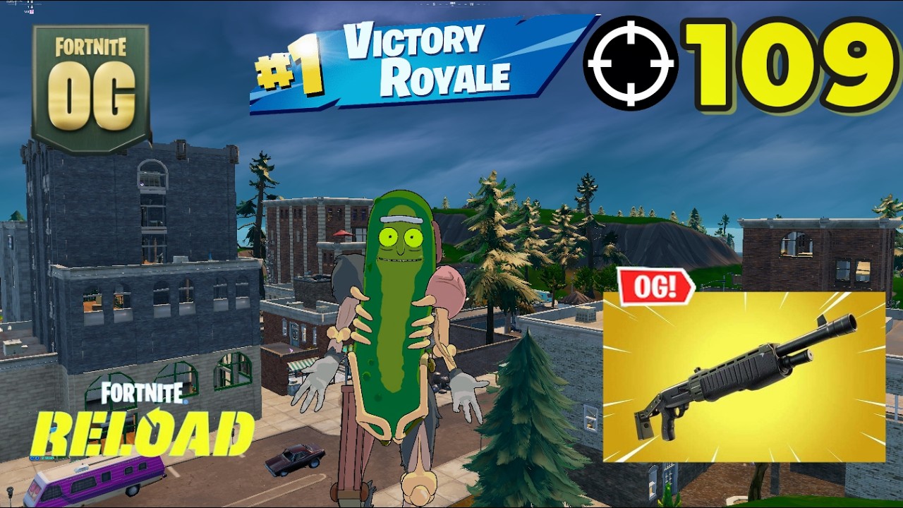 Fortnite Reload | *NEW* PICKLE RICK SKIN | High Kill Gameplay | PS5 Controller