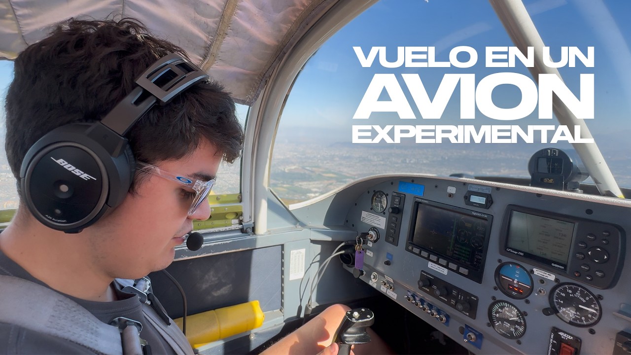 Volando sobre Santiago de Chile 🇨🇱 en un Vans RV-9A 🛫