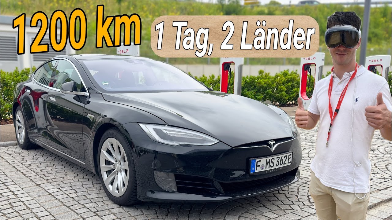 1200km im Tesla Model S: Langstrecke im 8 Jahre alten Tesla