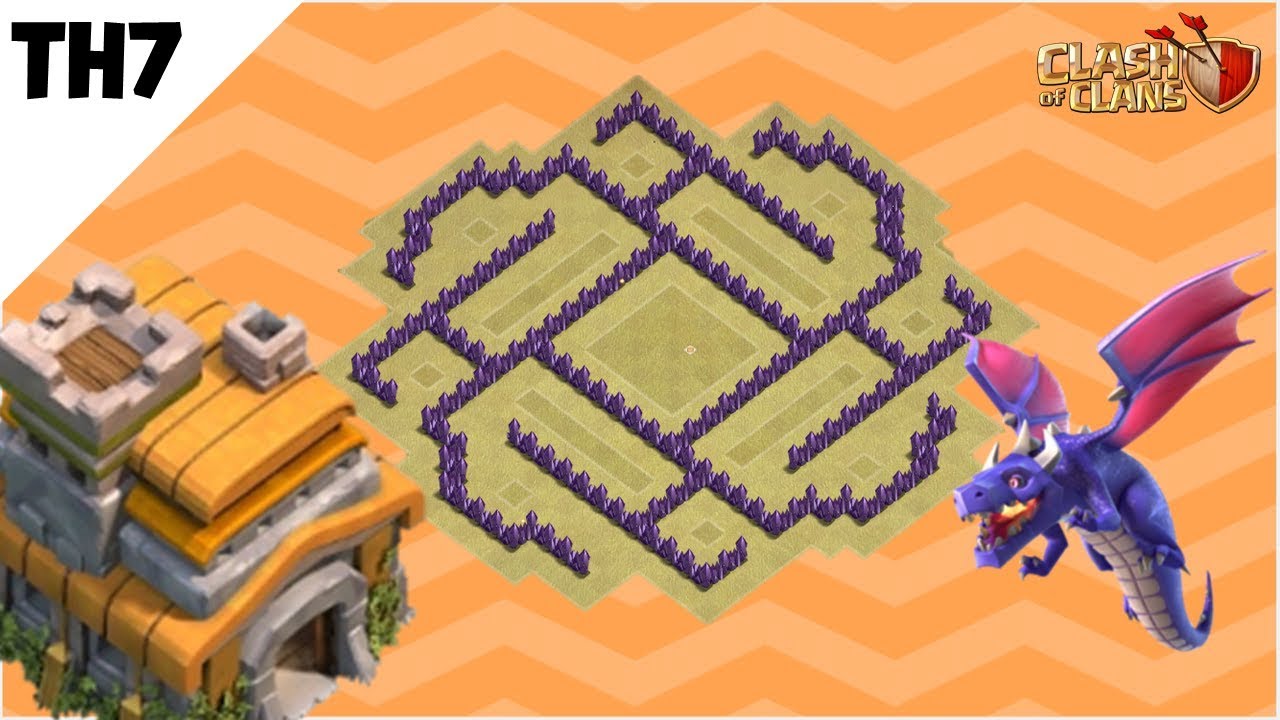 NEW TOWN HALL 7 (TH7) WAR/TROPHY BASE DESIGN 2019 | ANTI 2 STAR | Clash of Clans