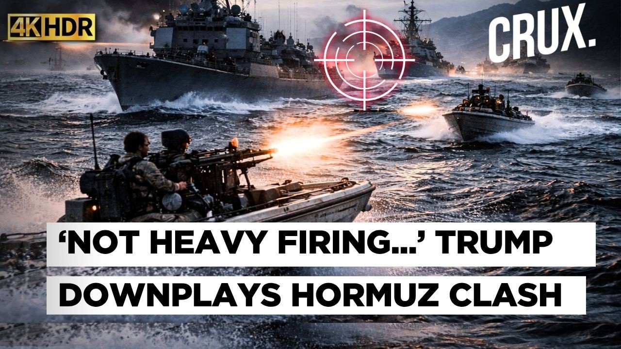 US Destroyers Transiting Hormuz Come Under Fire as Trump Threatens To &lsquo;Blow Iran Off The Earth&rsquo; | 4K