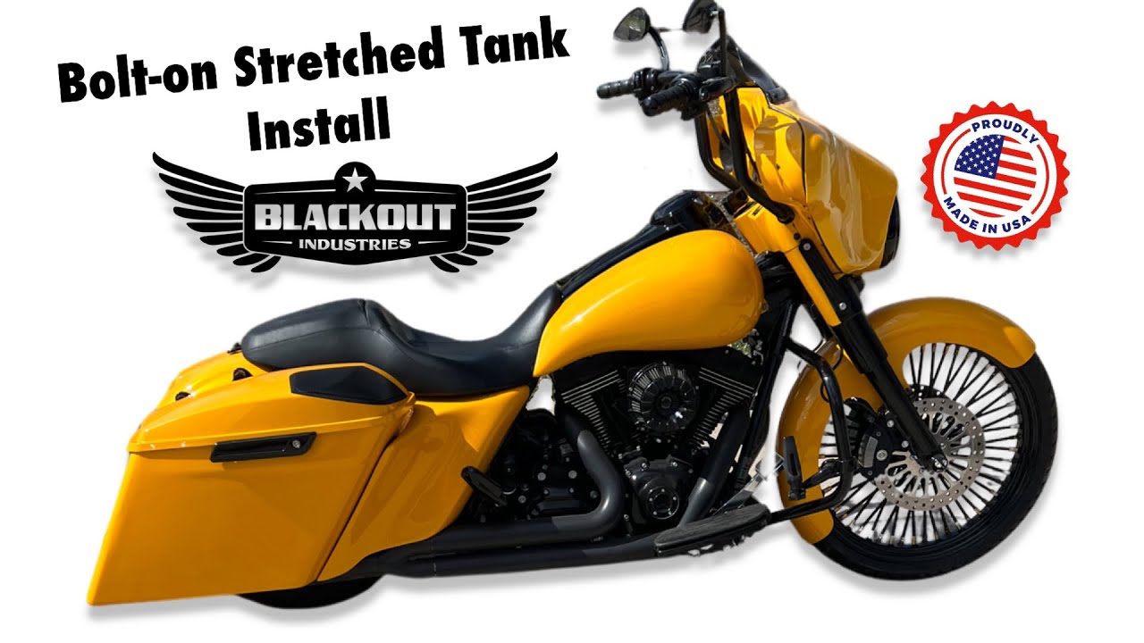 Install - Bolt on Stretched Tank Covers